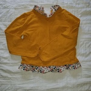 Mustard Girls Sweater